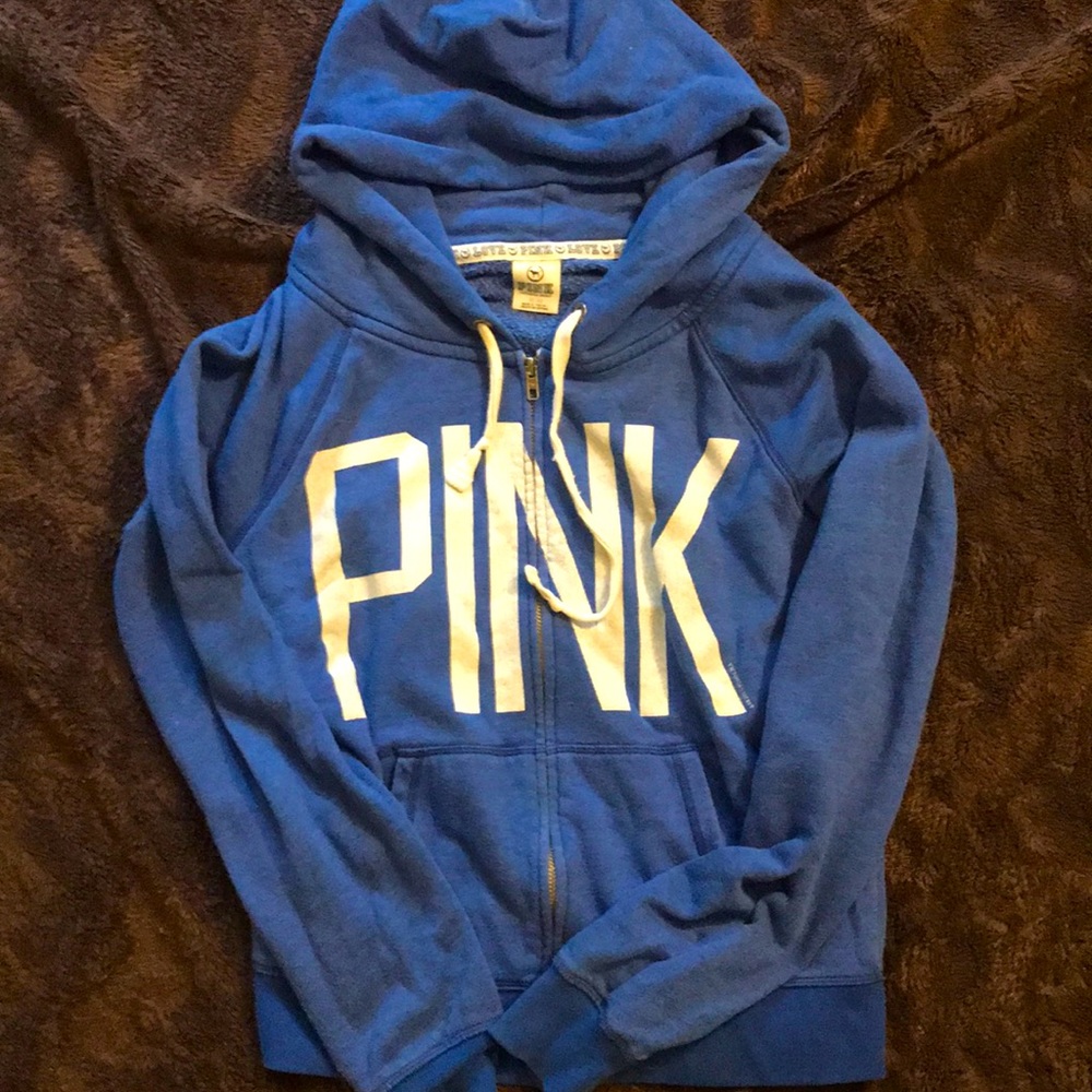 Pink Victoria’s Secret hoodie
